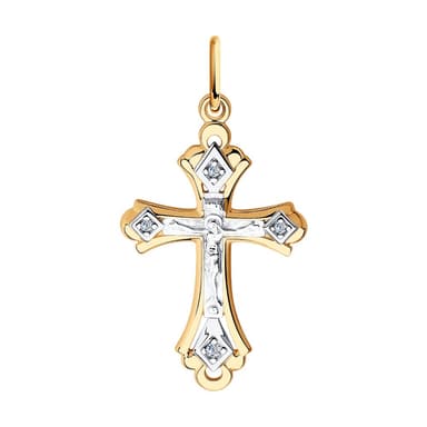 Подвеска из Золота 585 с фианитами