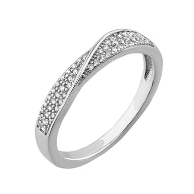 Кольцо из серебра 925 с кубическим цирконием