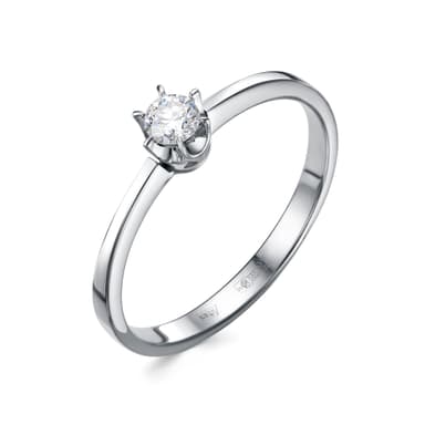 Кольцо из золота 585 с бриллиантами