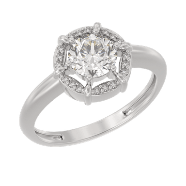 Кольцо из серебра 925 с фианитами