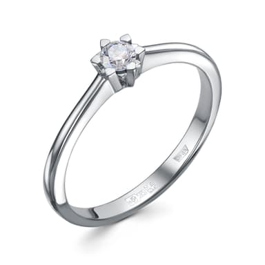 Кольцо из золота 585 с бриллиантом