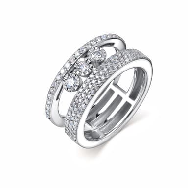 Кольцо из золота 585 с бриллиантом