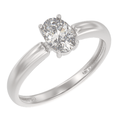 Кольцо из серебра 925 с фианитами