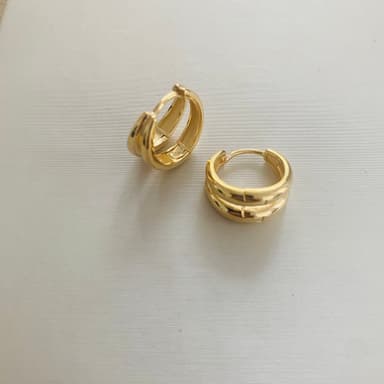 Серьги из серебра 925 без вставки