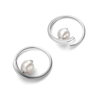 Серьги из серебра 925 с жемчугом