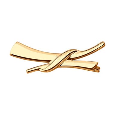 Брошь из золота 585 без вставки