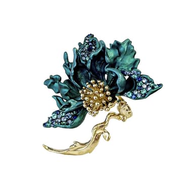 Кольцо из бижутерный сплава с эмалью