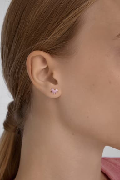 Серьги из серебра 925 с эмалью