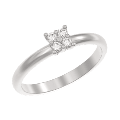 Кольцо из серебра 925 с фианитами