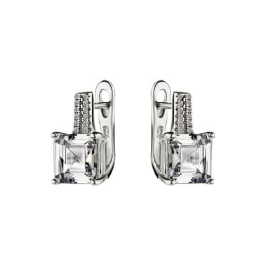 Серьги из серебра 925 с кубическим цирконием