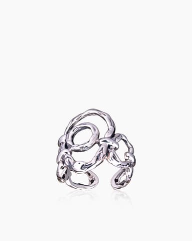 Кольцо из серебра 925 с без вставки