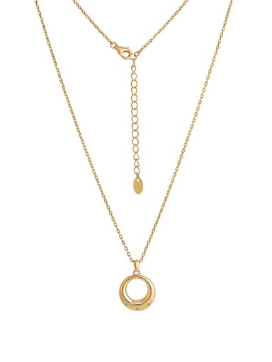 Колье из серебра 925 с кубическим цирконием