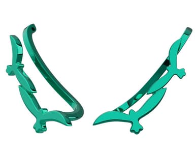 Серьги из серебра 925 с прочим