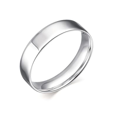 Кольцо обручальное из серебра 925 без вставки