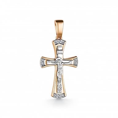 Подвеска из золота 585 с бриллиантами