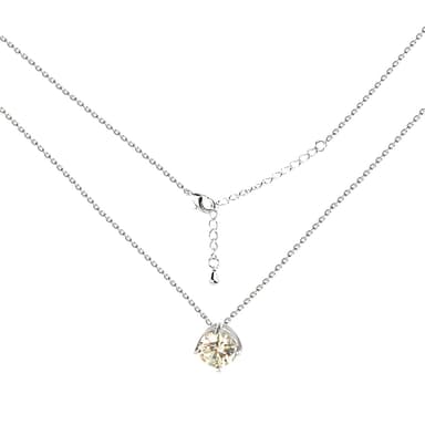 Колье из серебра 925 с кубическим цирконием