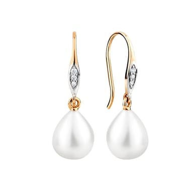 Серьги из золота 585 с жемчугом