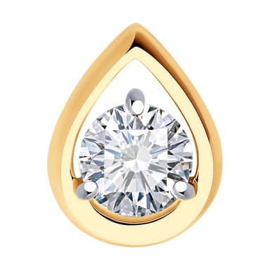 Подвеска из Золота 585 с фианитами