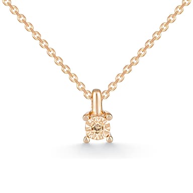 Колье из серебра 925 с бриллиантами