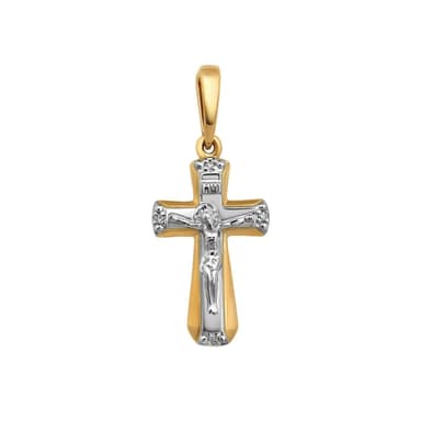 Подвеска из золота 585 с бриллиантами