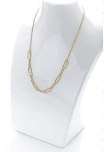 Колье из серебра без вставки