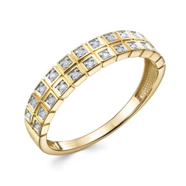 Кольцо из золота 585 с бриллиантами