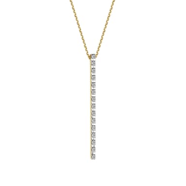 Колье из золота 585 с бриллиантом