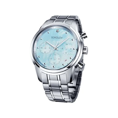 Часы из стали без вставки