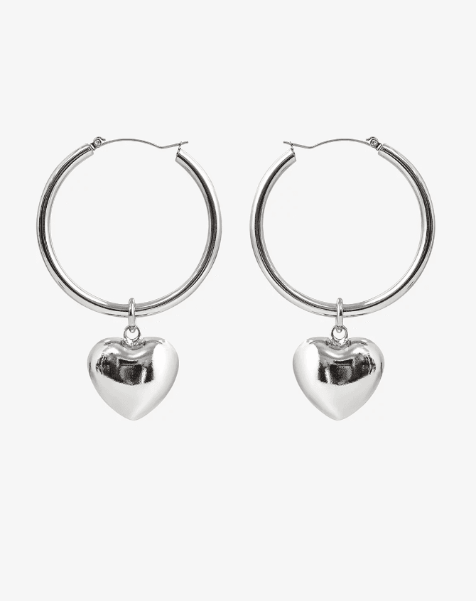 Серьги из стали без вставки