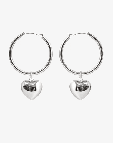 Серьги из стали без вставки