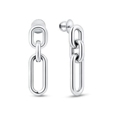 Серьги из серебра 925 без вставки