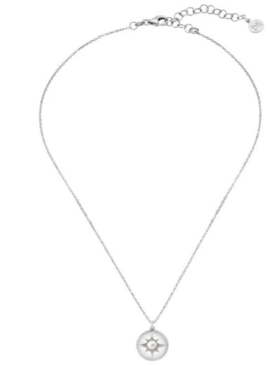 Колье из серебра 925 с жемчугом