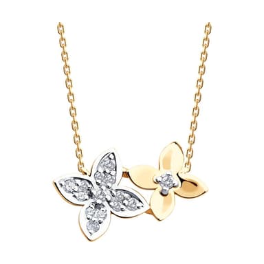 Колье из Золота 585 с фианитами