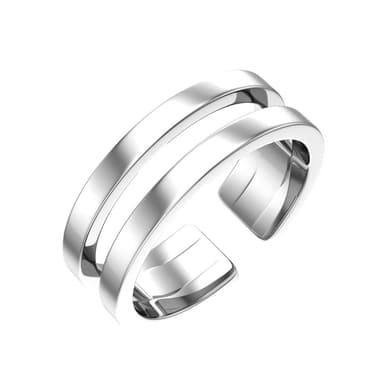 Кольцо из серебра без вставки