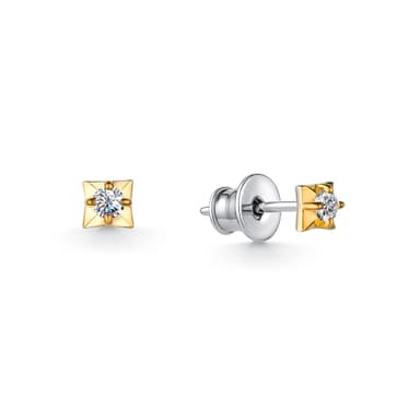 Серьги из серебра 925 с кристаллами swarovski